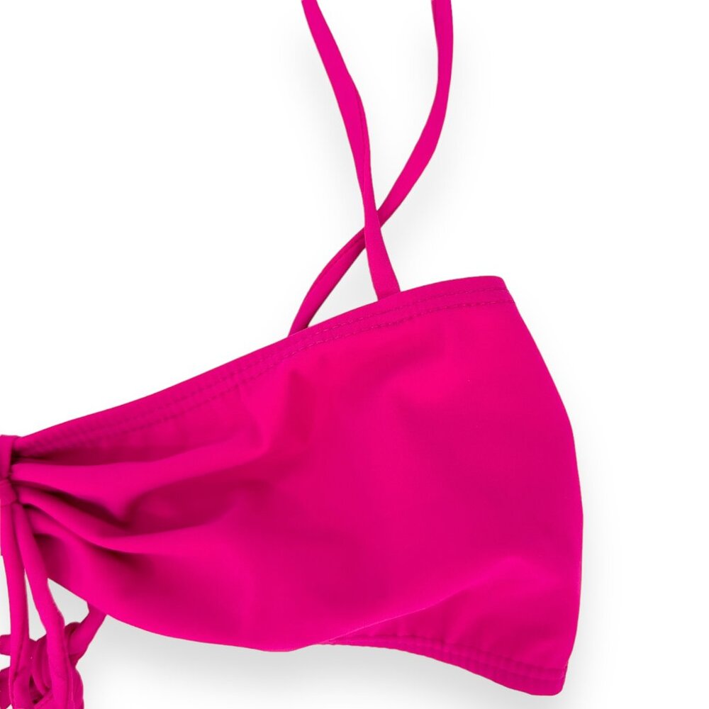 NWOT Maryam Nassir Zadeh Pink Fuchsia "Rio" Swim Top sz 8 - Picture 6 of 11